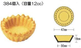 【1】タルトカップ（小）