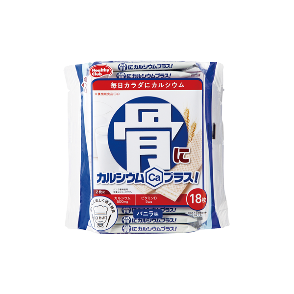 18枚 骨にカルシウムウエハース