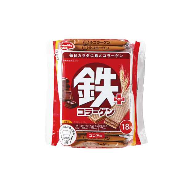 18枚 鉄プラスコラーゲンウエハース