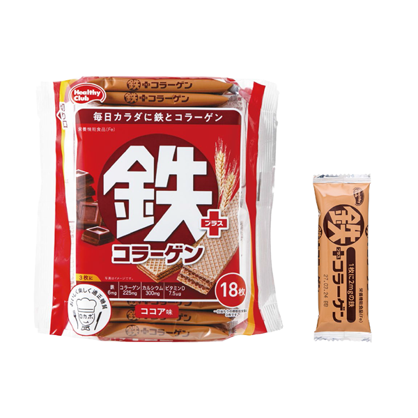 18枚 鉄プラスコラーゲンウエハース